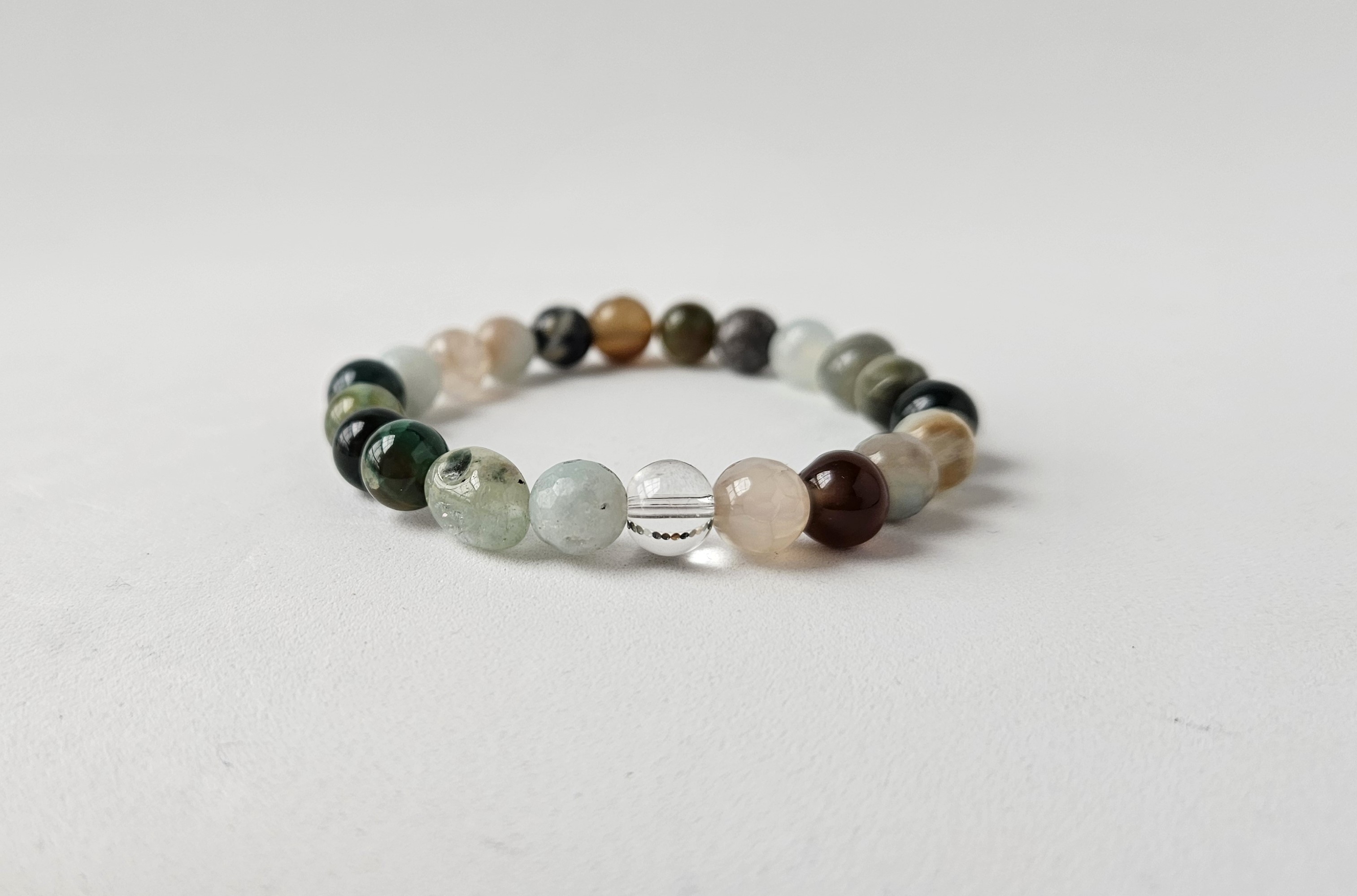 RUSTIC Gemstone Stretch Bracelet