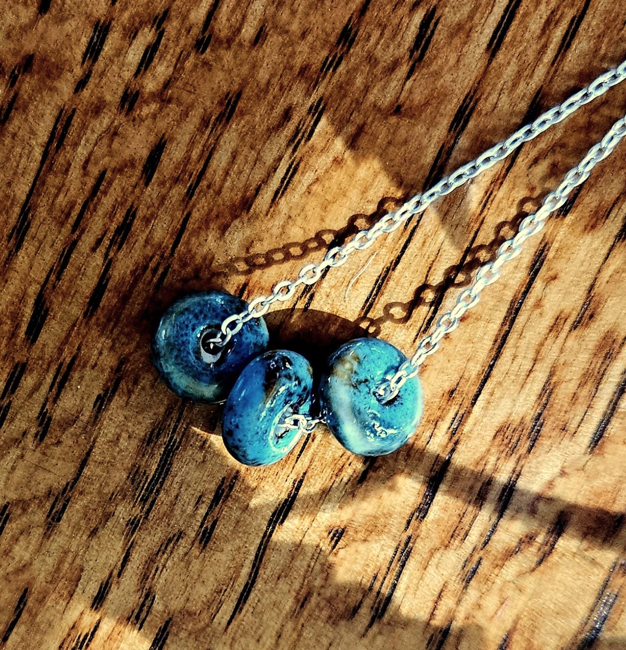 Bead & Sterling Necklace - GYPSY 