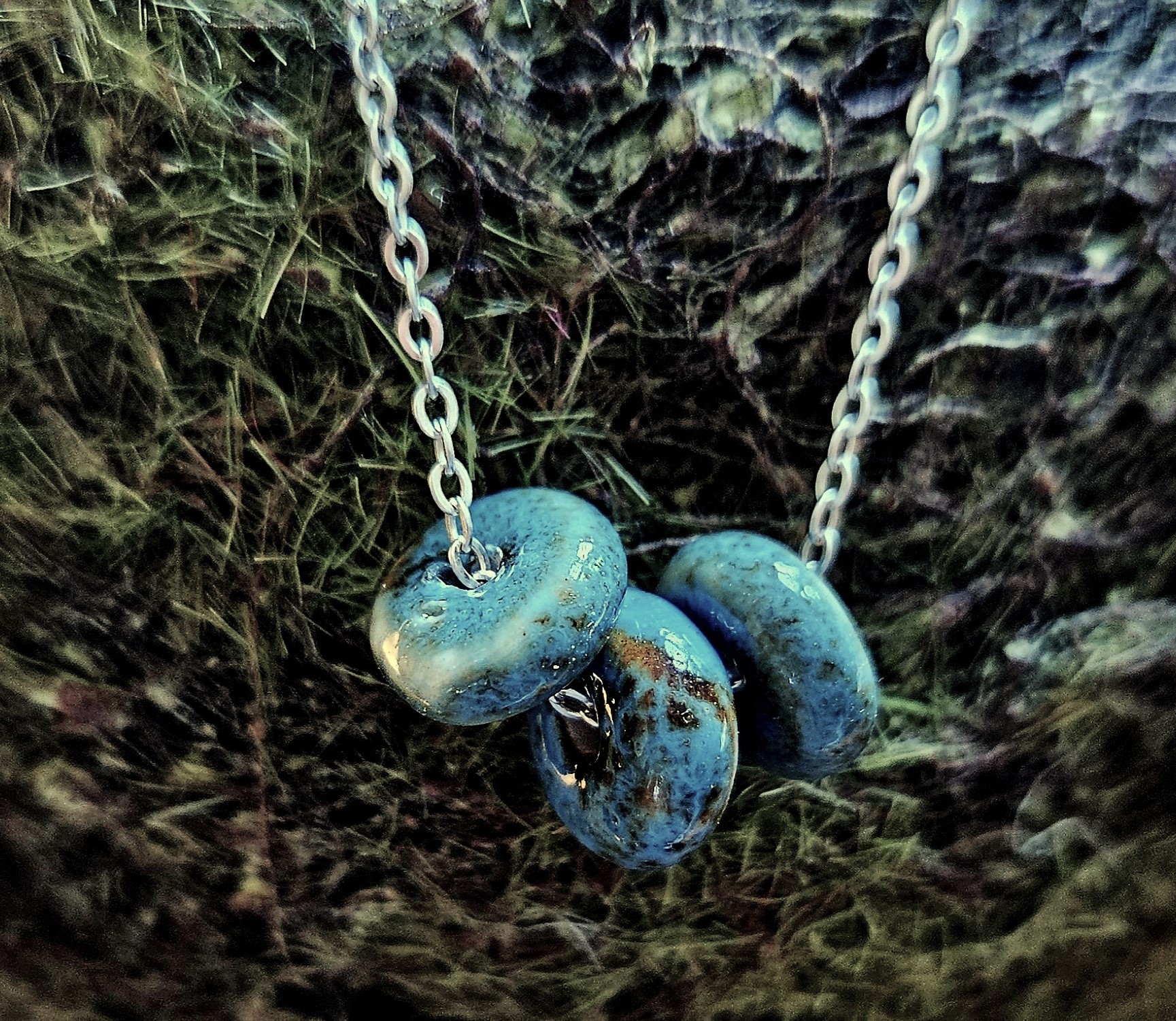 Bead & Sterling Necklace - GYPSY 