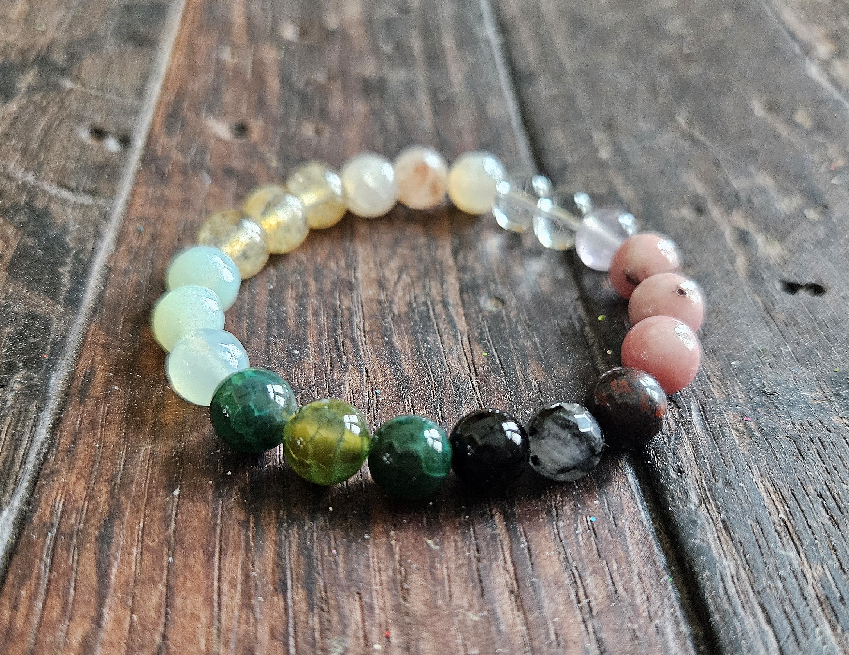 Gemstone Beaded Bracelet - VITALITY