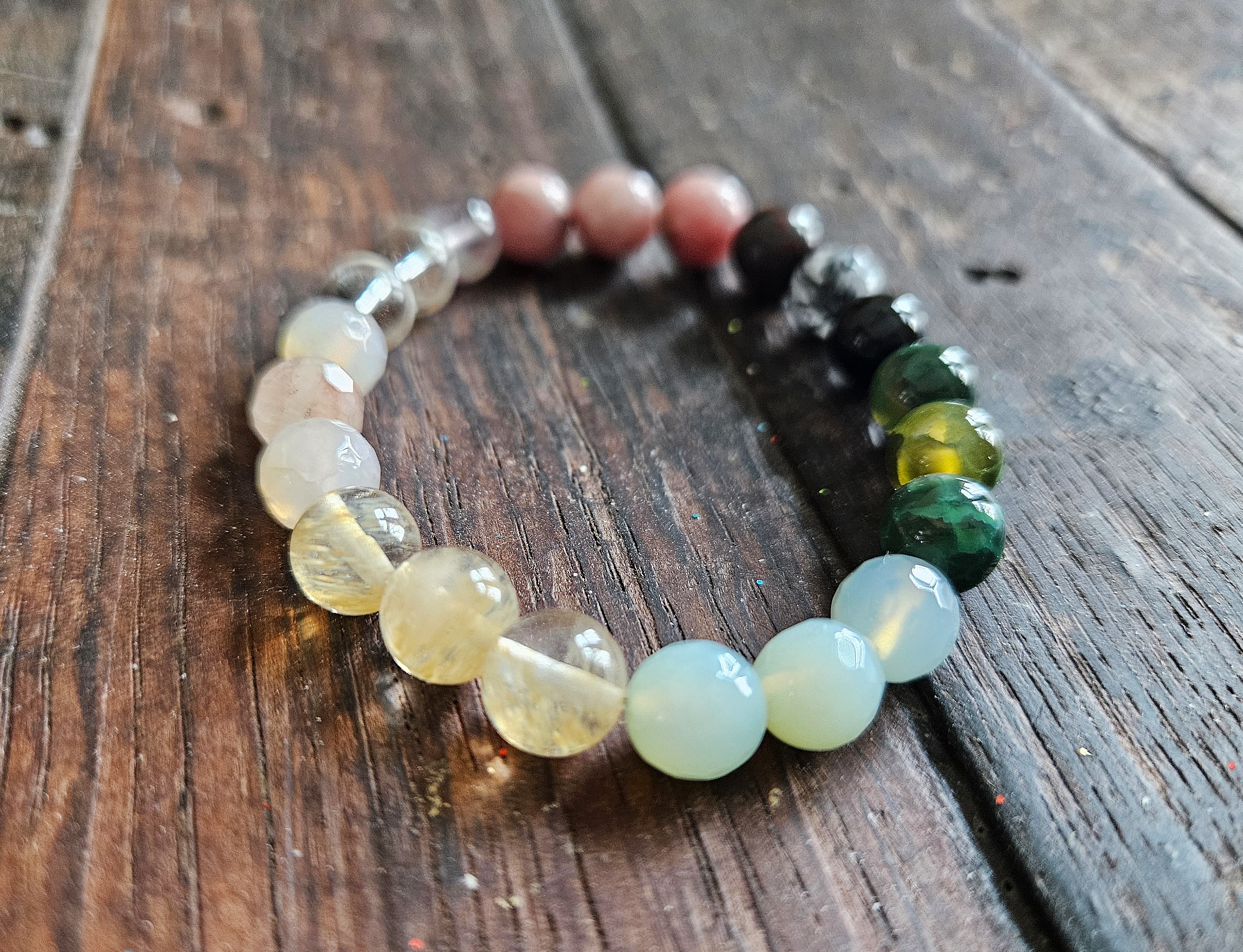 Gemstone Beaded Bracelet - VITALITY