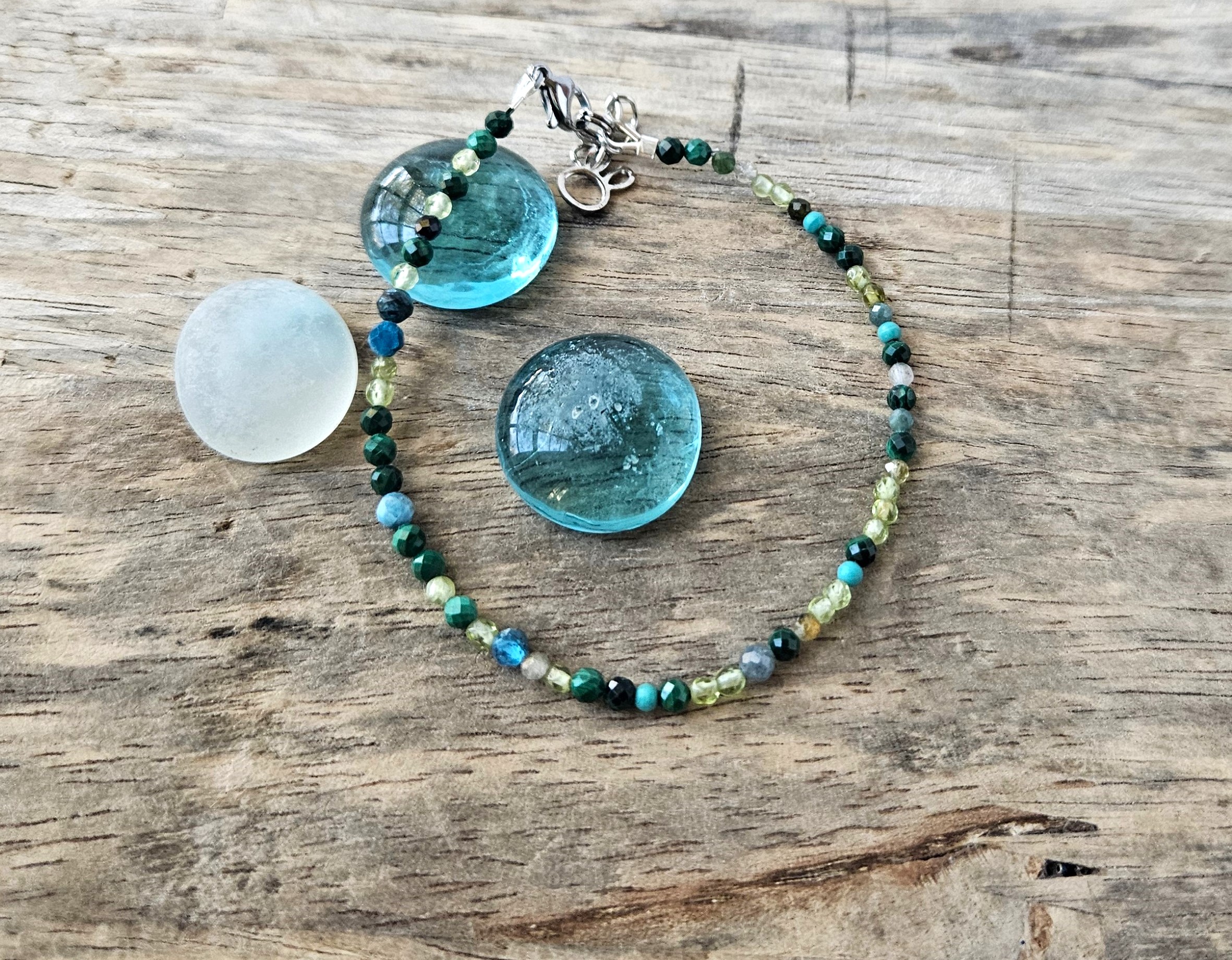 PEACOCK Minimalist Beaded Bracelet