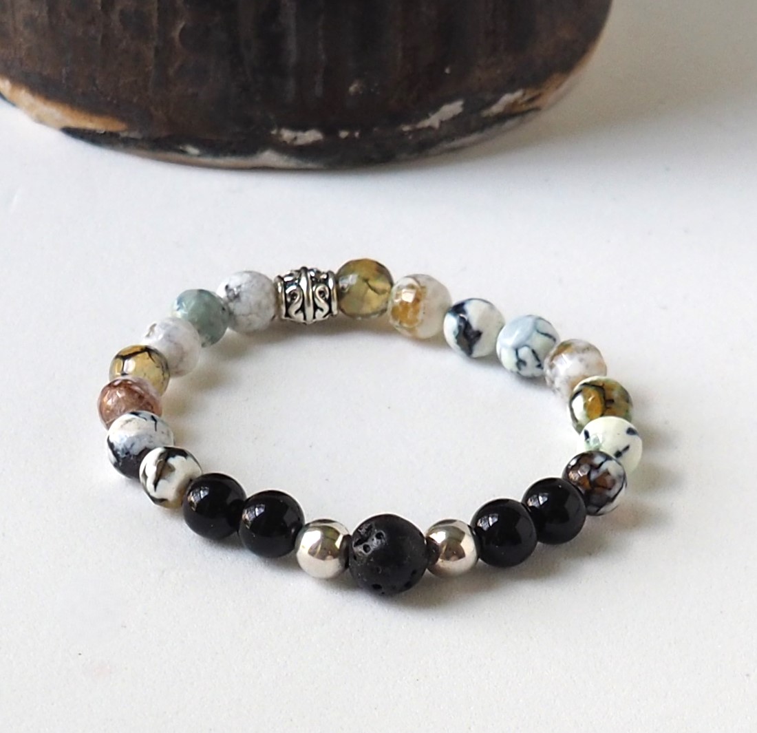 ONYX & HONEY Beaded Bracelet