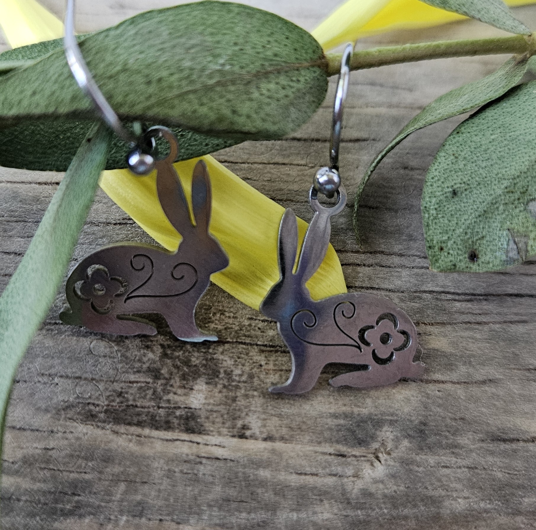 PETALHOP Rabbit Earrings