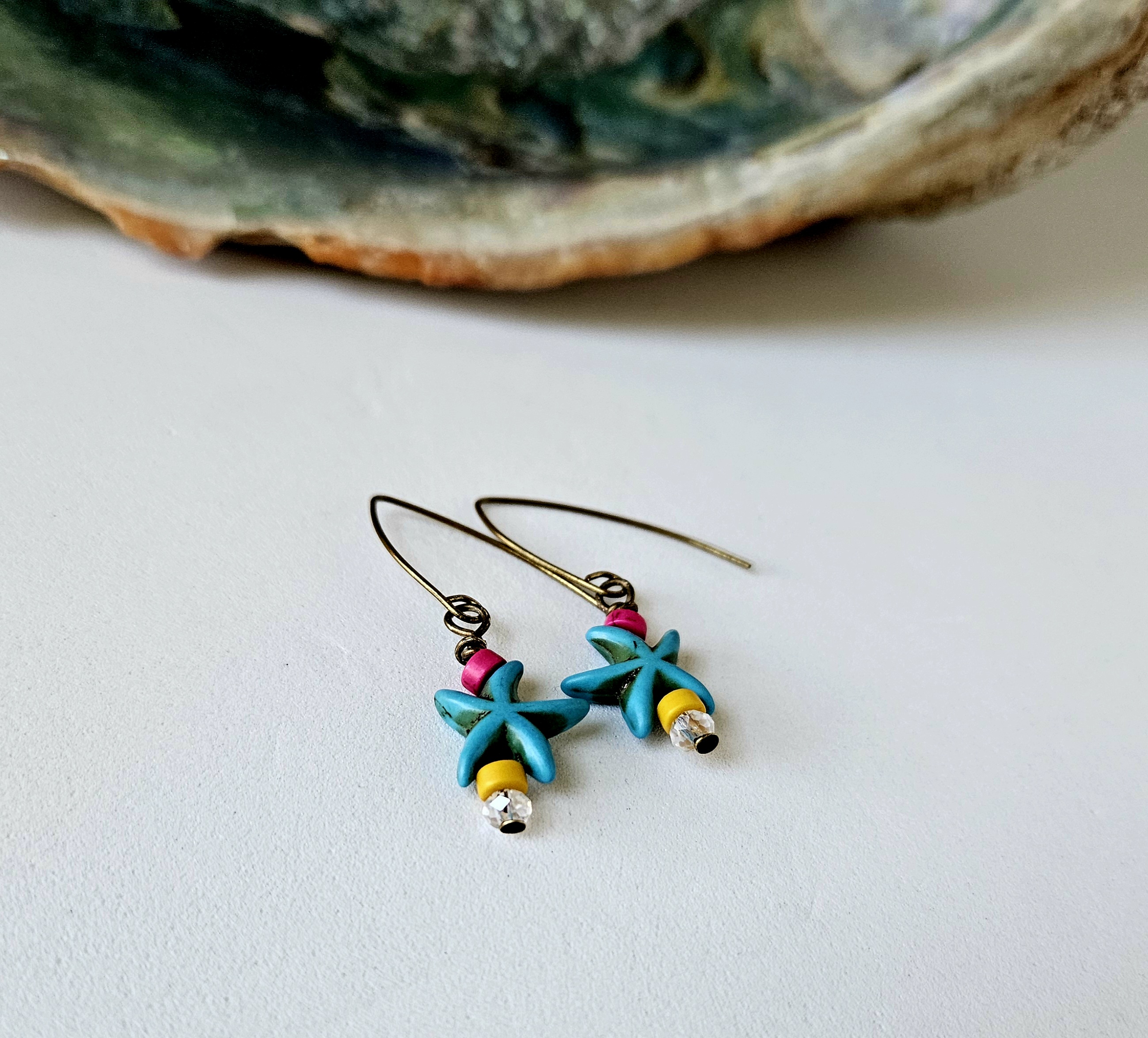SEA STAR Starfish Dangle Earrings