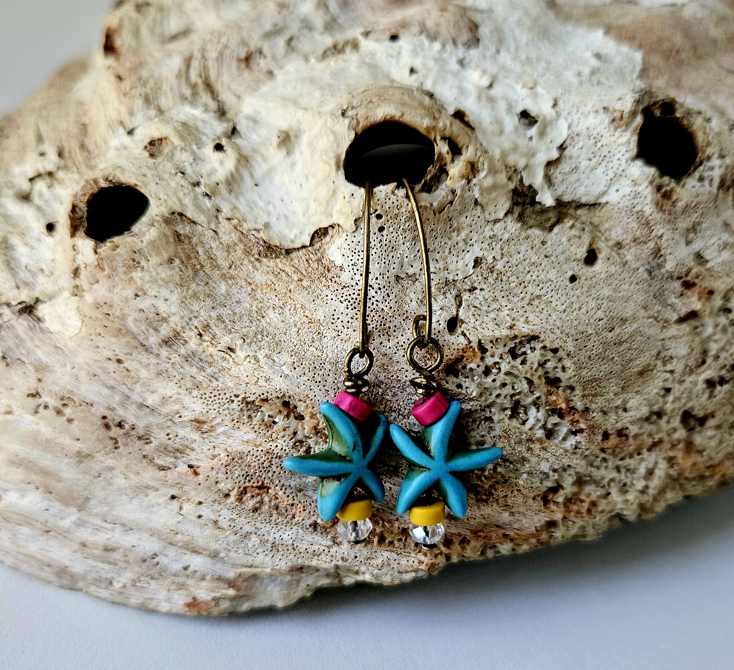 SEA STAR Starfish Dangle Earrings