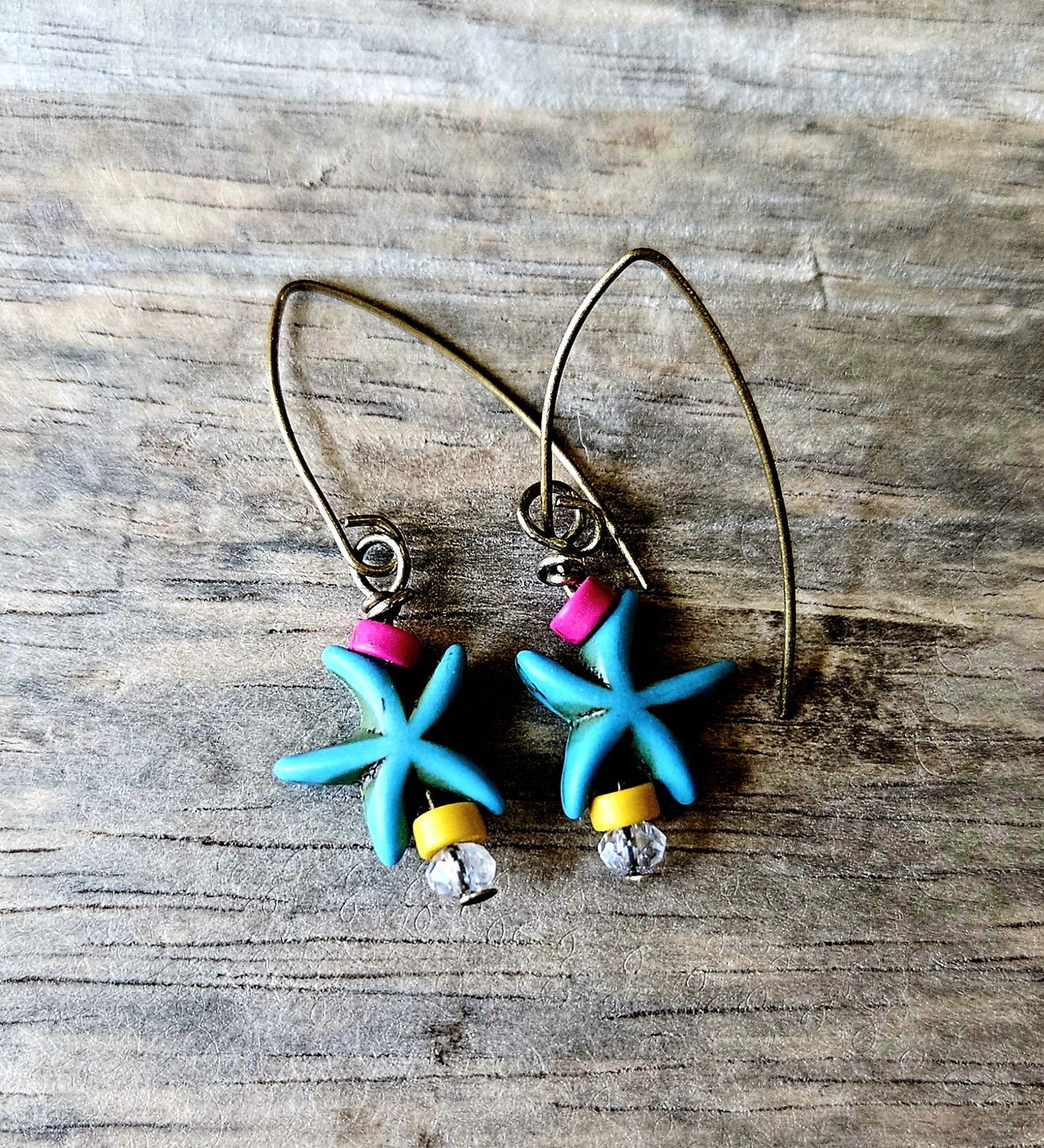 SEA STAR Starfish Dangle Earrings