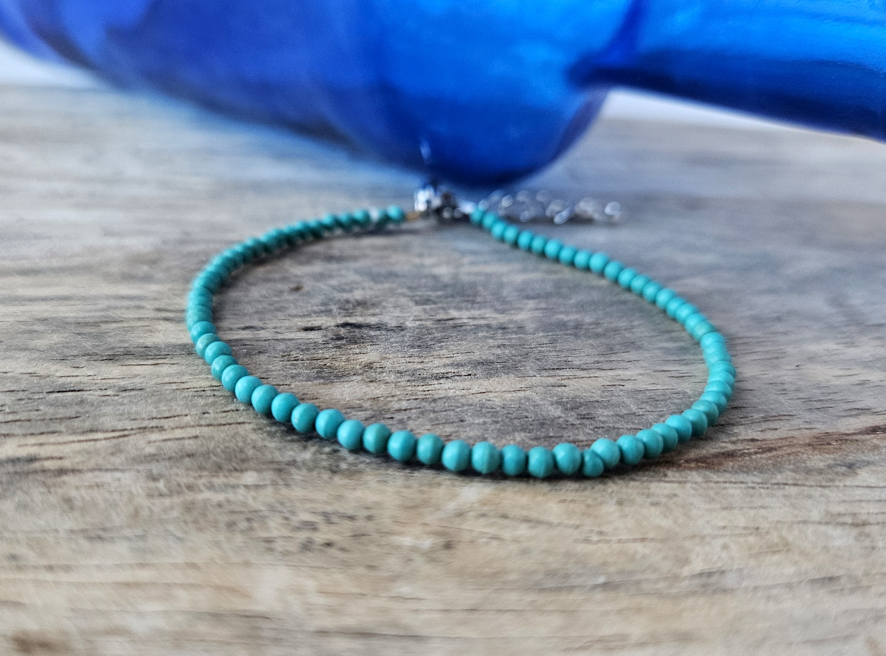 Turquoise Minimalist Bracelet - "Fine Line"