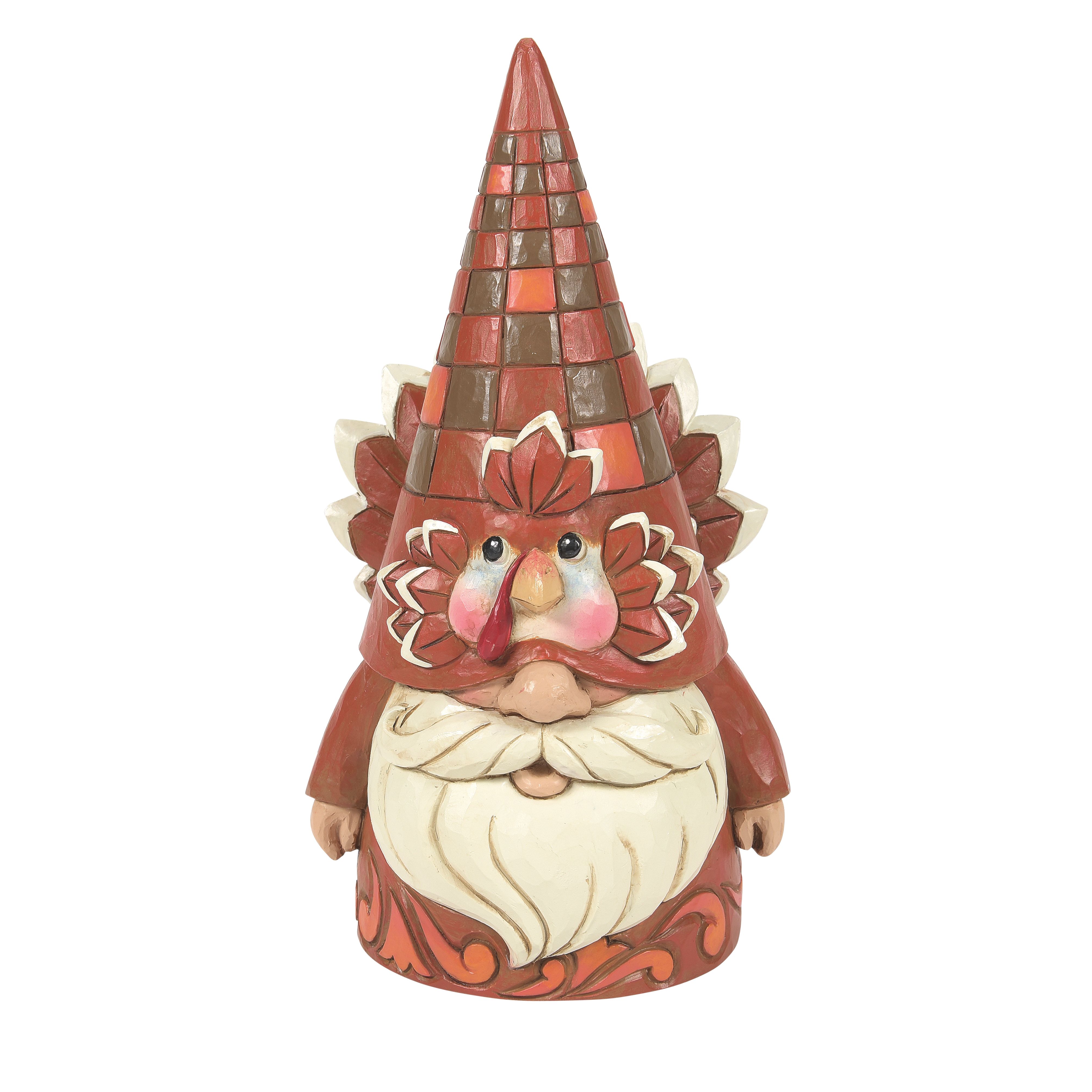 Jim Shore Turkey Gnome " Gobble Til You Wobble"  