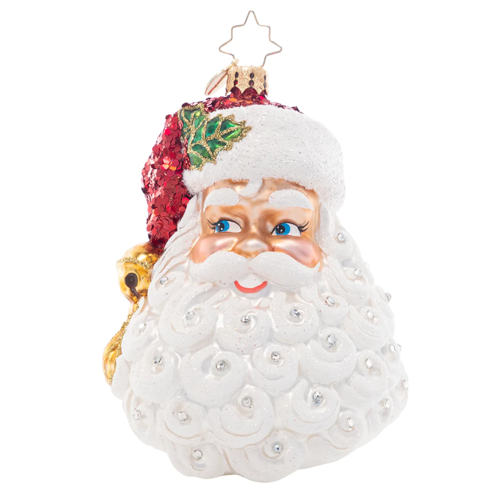 Christopher Radko Sparkling Saint Nick Handmade in Europe