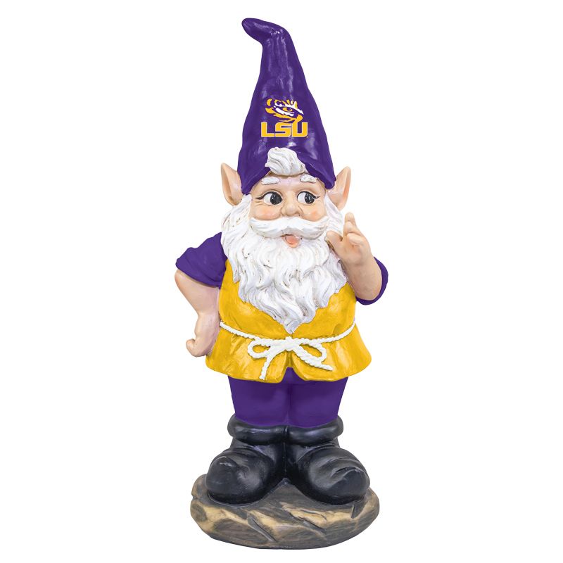 LSU Resin Garden Gnome