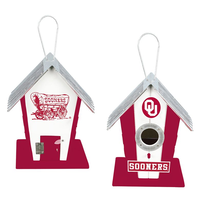 Oklahoma University Sooners Birdhouse