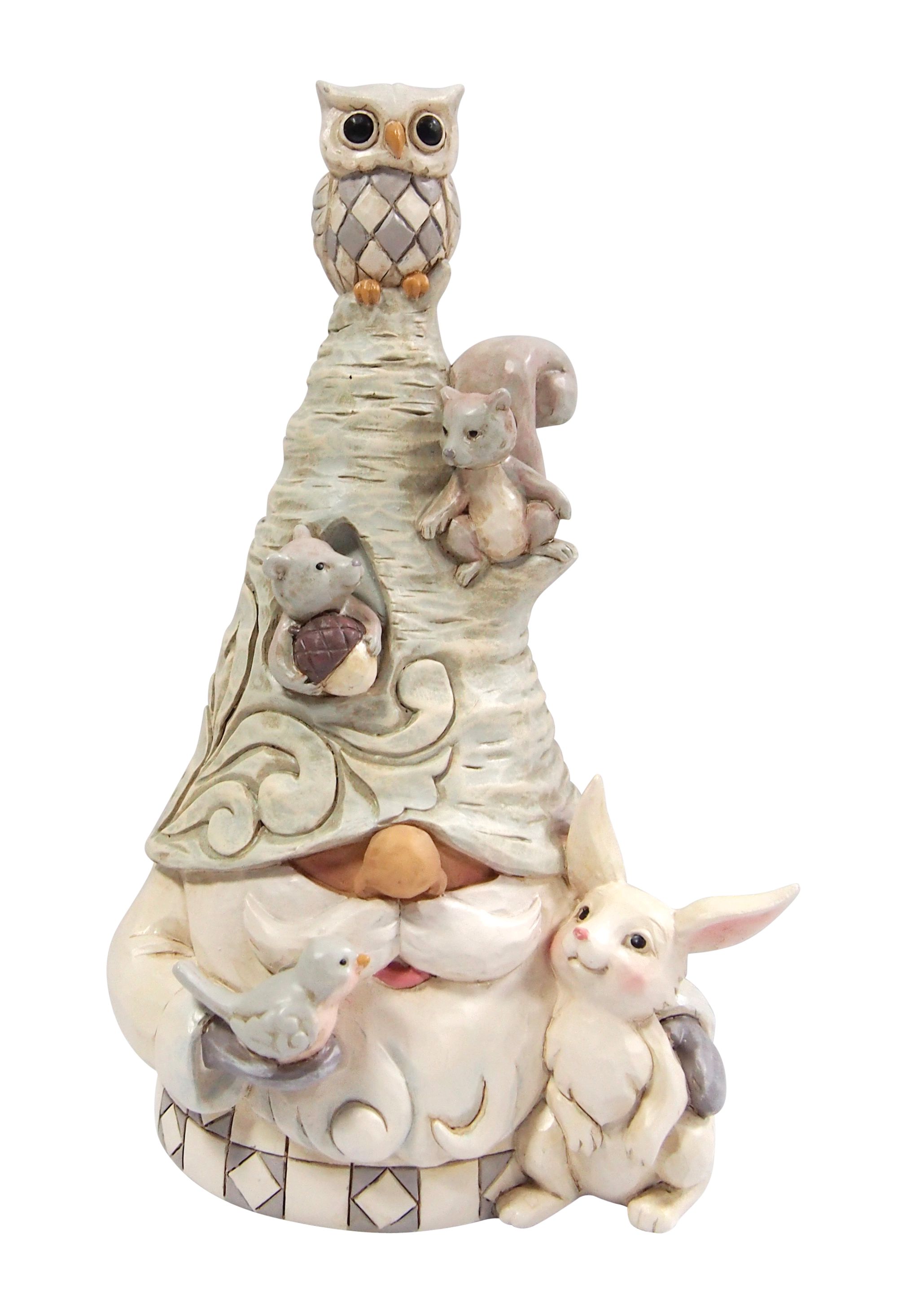 Enesco Jim Shore Woodland Gnome with Animals