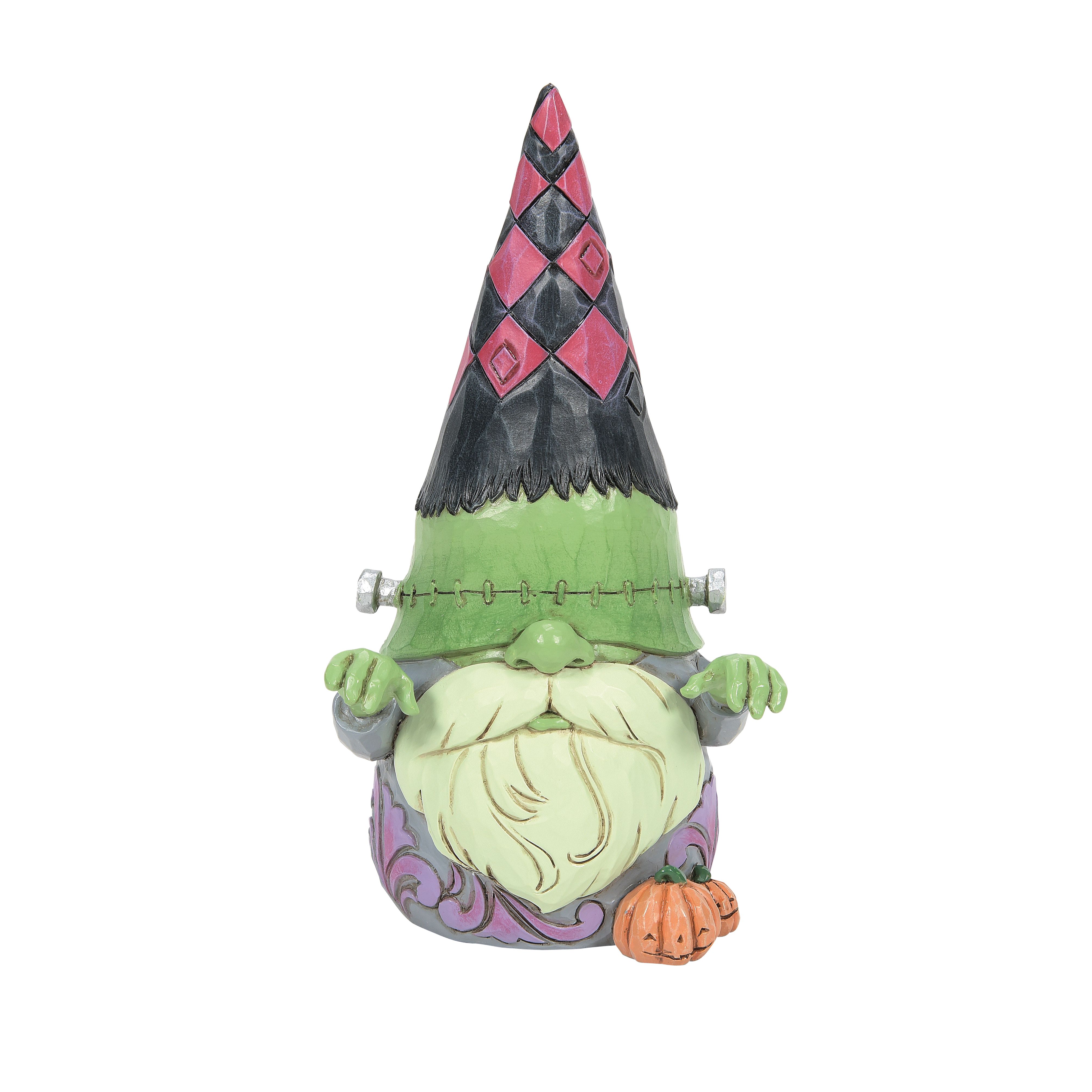 Enesco Jim Shore Halloween Gnome Figurine It's Not Easy Being Green