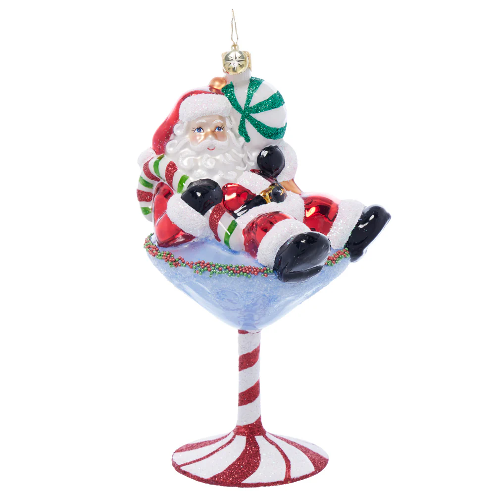 Christopher Radko Santa-tini Santa Claus Christmas Ornament 