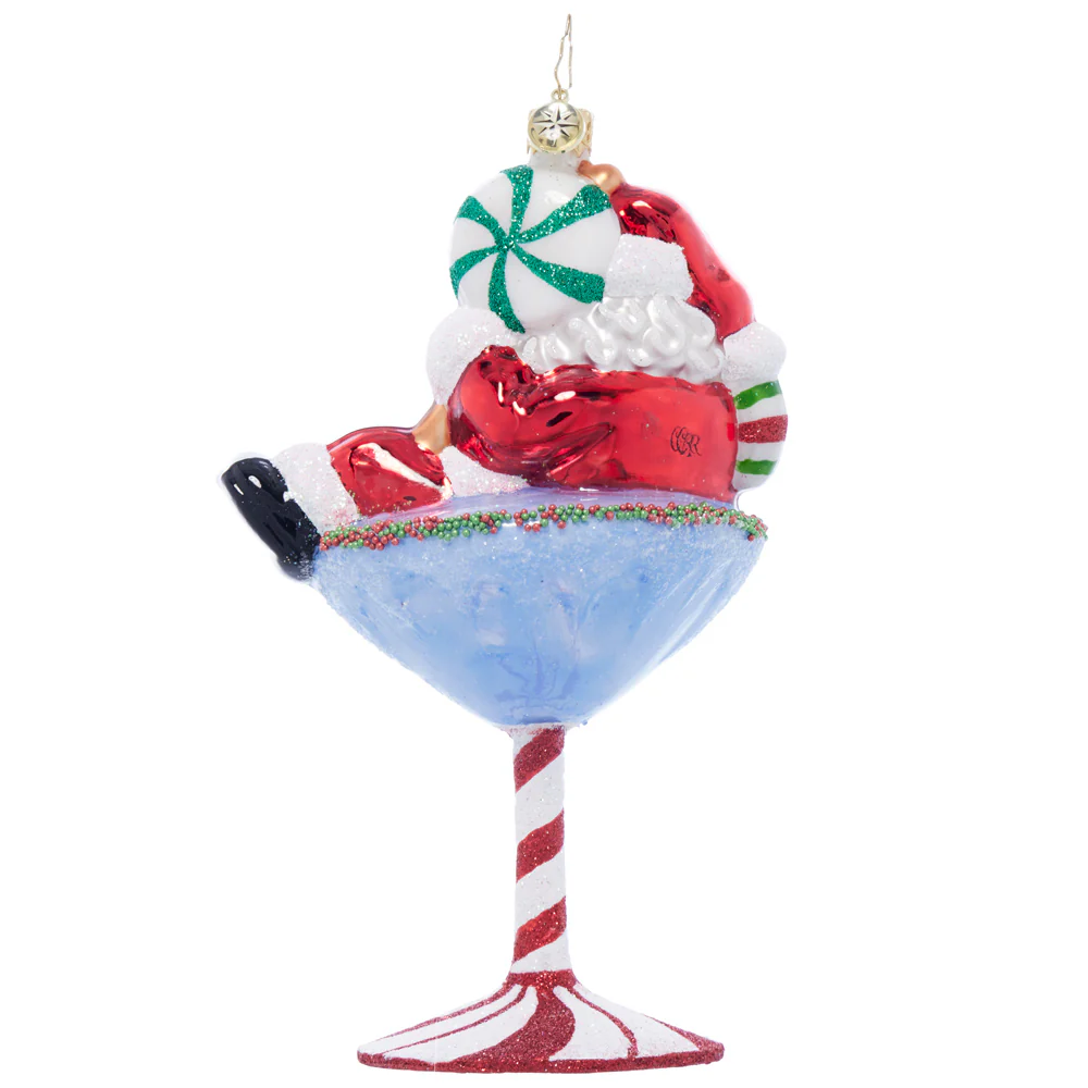Christopher Radko Santa-tini Santa Claus Christmas Ornament 