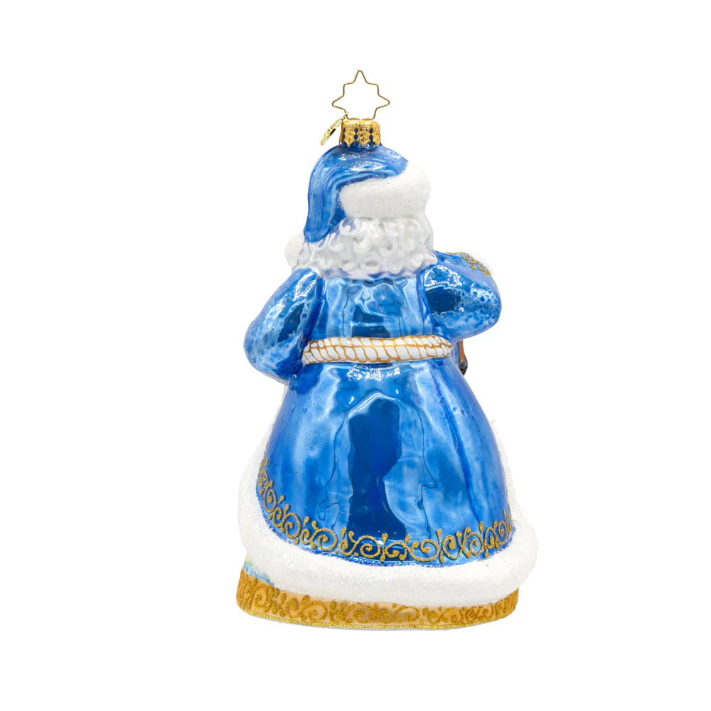Coastal Santa Claus Christmas Ornament by Christopher Radko