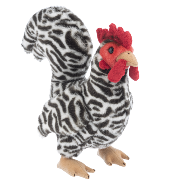 Dominique Chicken Plush Stuffed Toy by Ganz