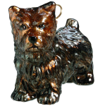 Cairns Terrier Glass Dog Christmas Ornament by Joy to the World Collectibles