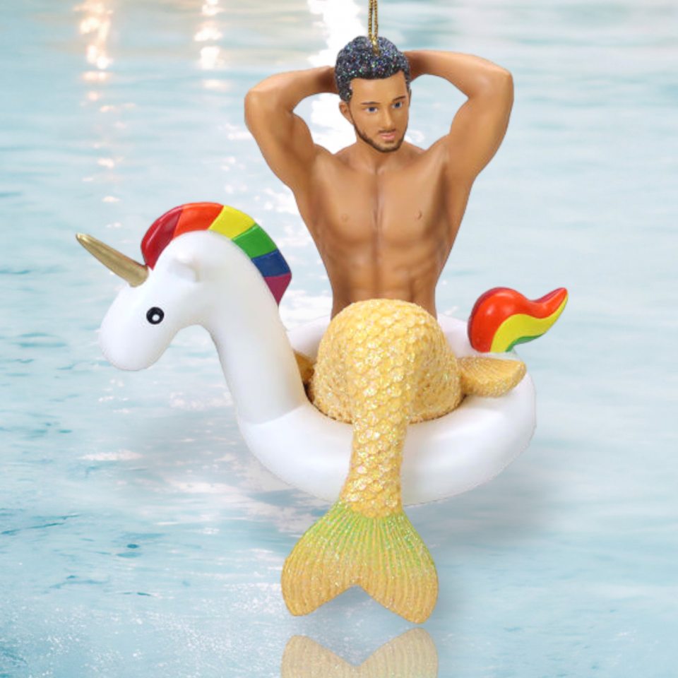 December Diamonds Mr. Unicorn Christmas Ornament
