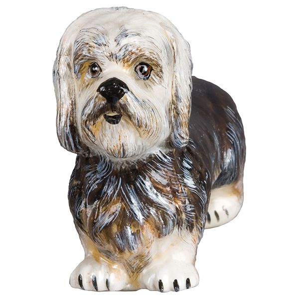 Dandie Dinmont Terrier Glass Dog Ornament by Joy to the World Collectibles