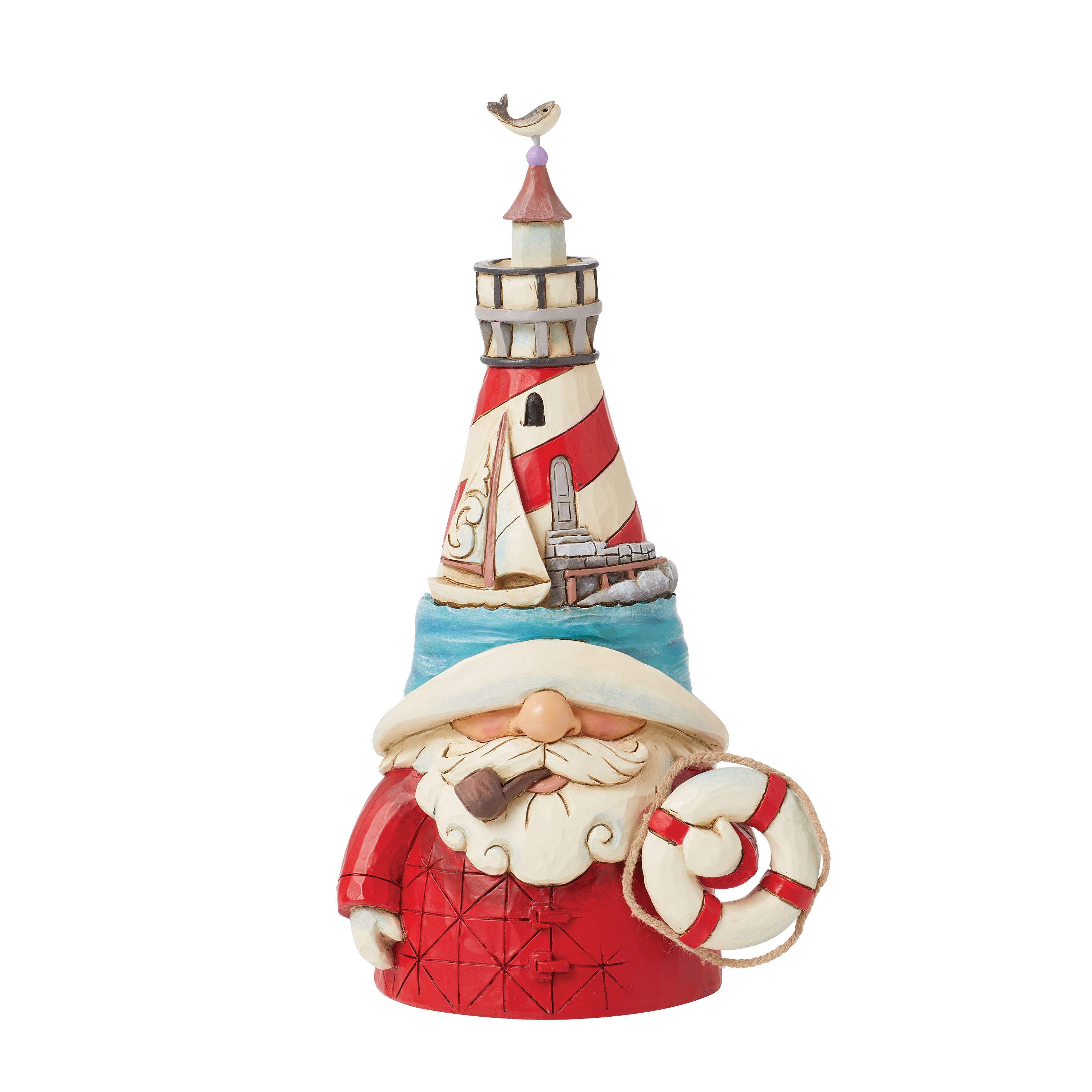 Lighthouse Hat Gnome Figurine Nautical by Jim Shore Enesco