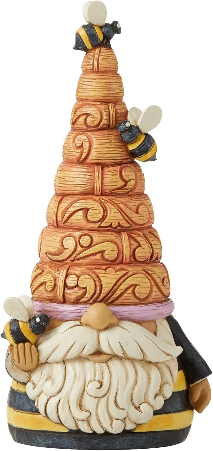 Beehive Gnome Figurine Bee Happy by Jim Shore Enesco