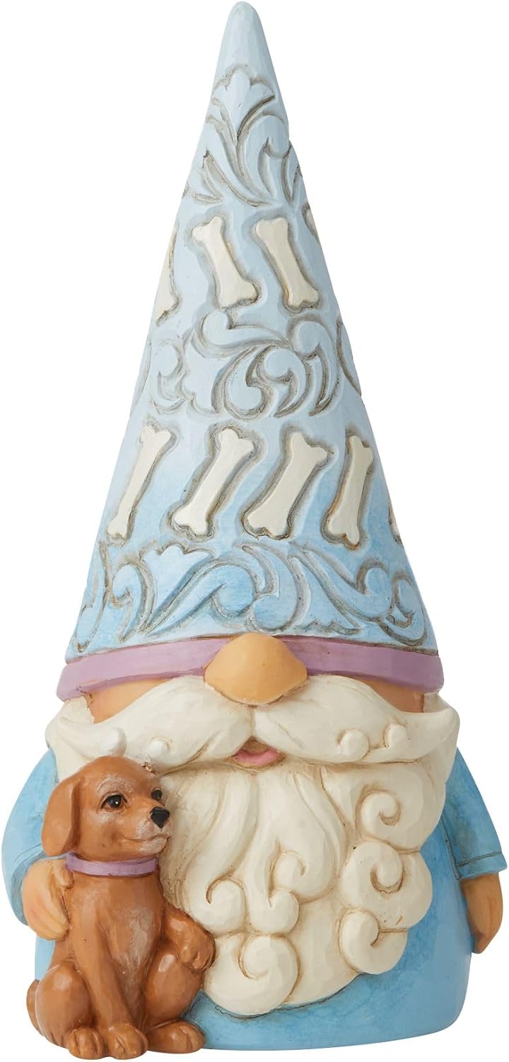 Garden Gnome with Puppy Gnome Better Friends by Jim Shore Enesco