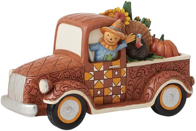 Thanksgiving Harvest Decorative Truck "Countyside Cruising" by Jim Shore Enesco