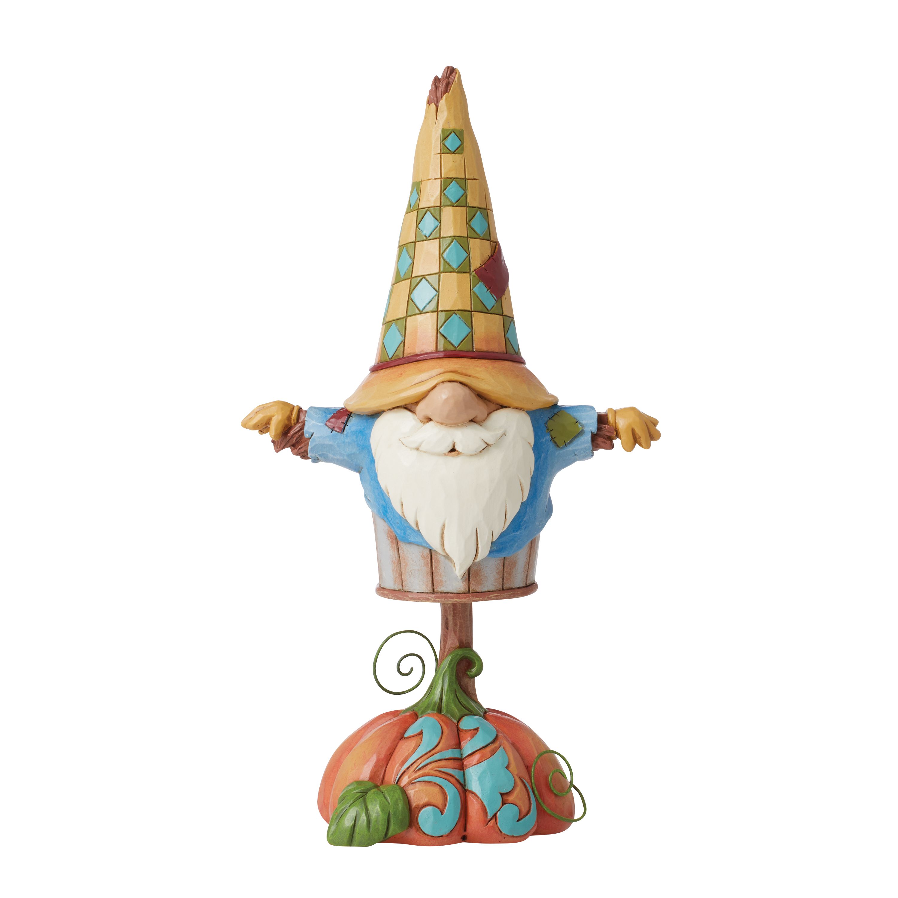 Harvest Scarecrow Gnome Figurine by Jim Shore Enesco