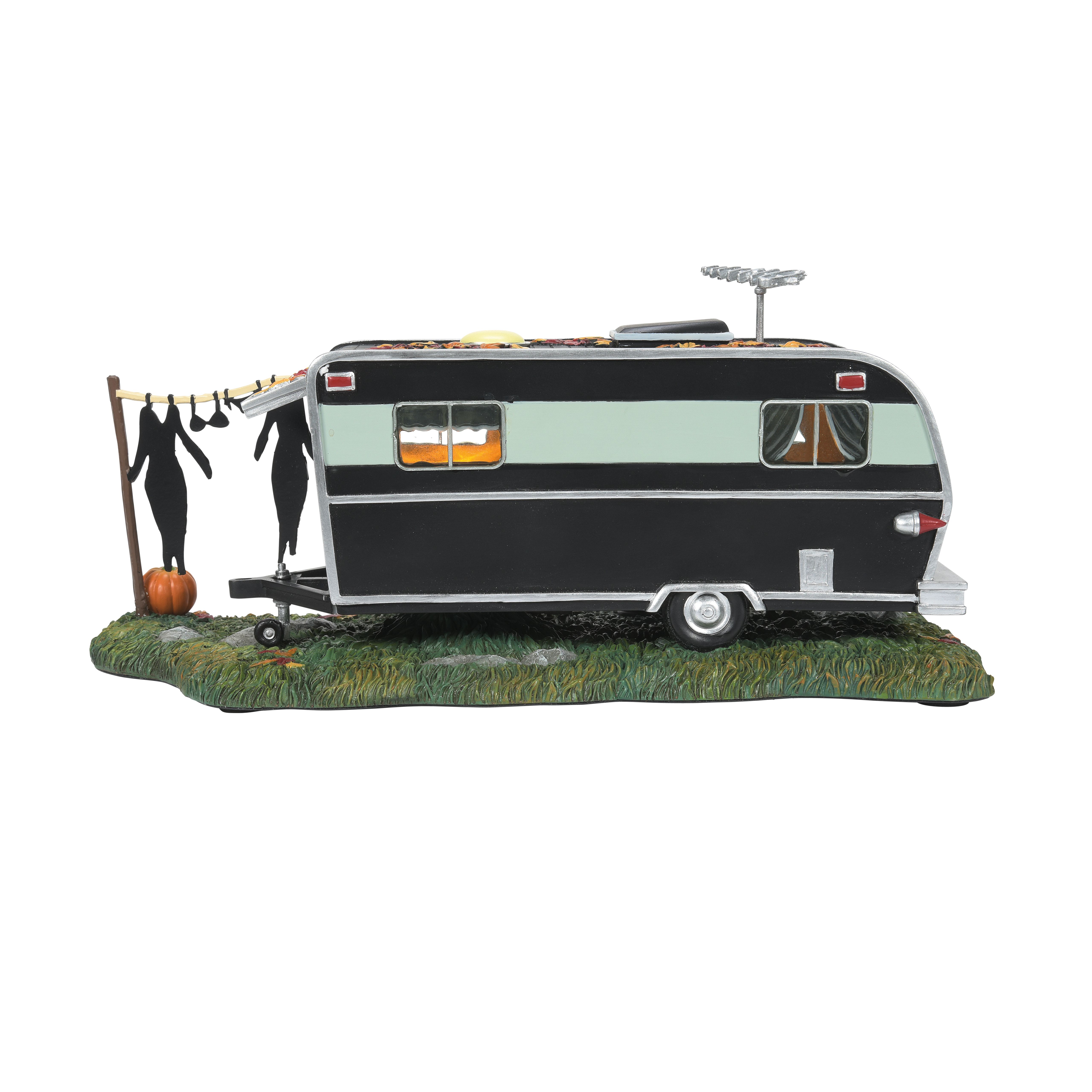 Elvira Celebrity Trailer Halloween Haunted Camper Decoration by Department 56