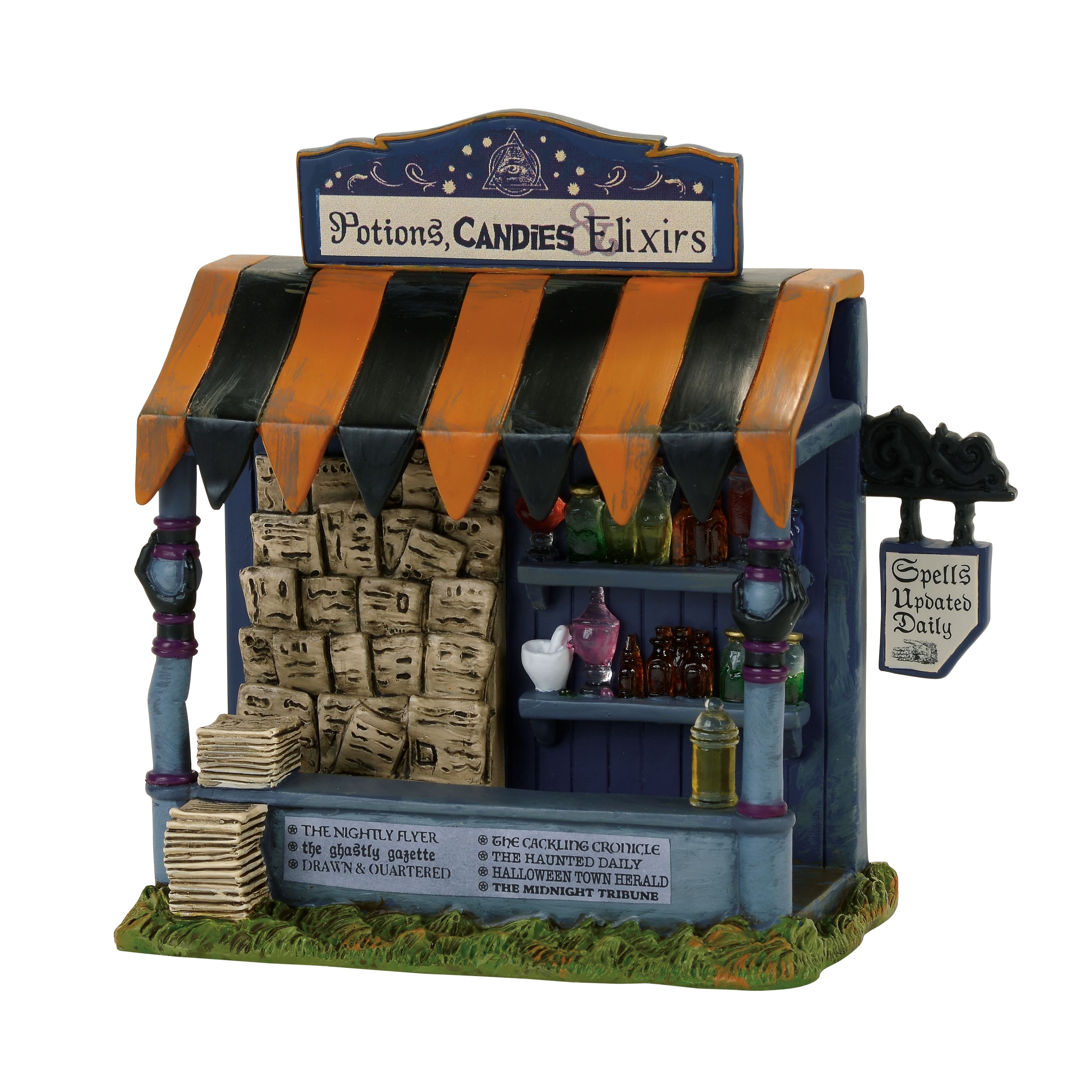 Spells and Potions Kiosk, Potions, Candies & Elixirs by Department 56 Village