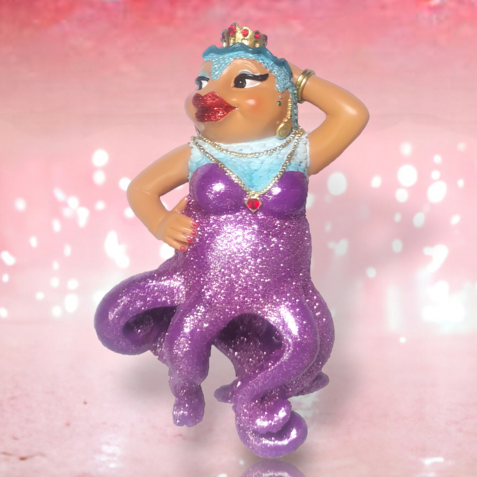 "Liza" Octopus Figurine Christmas Ornament by December Diamonds