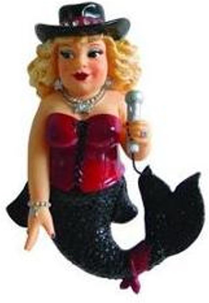 "Karla Karaoke" Singing Mermaid Figurine Christmas Ornament by December Diamonds