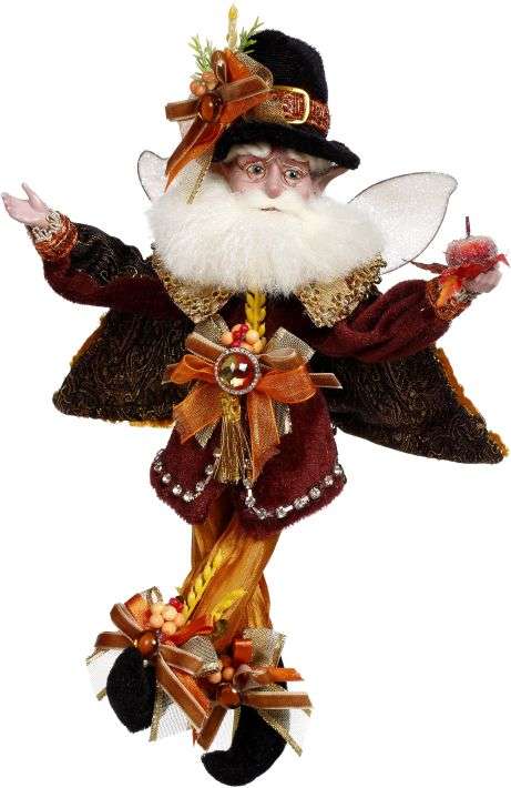 Happy Thanksgiving Fairy Small Decorative Fairy Figurine by Mark Roberts Collectibles