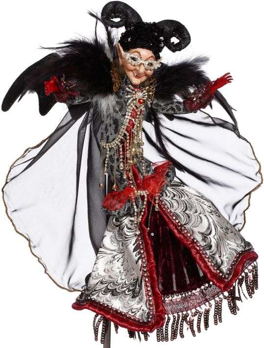 The Queen Of Halloween Decorative Witch Small 12.5 Inches by Mark Roberts