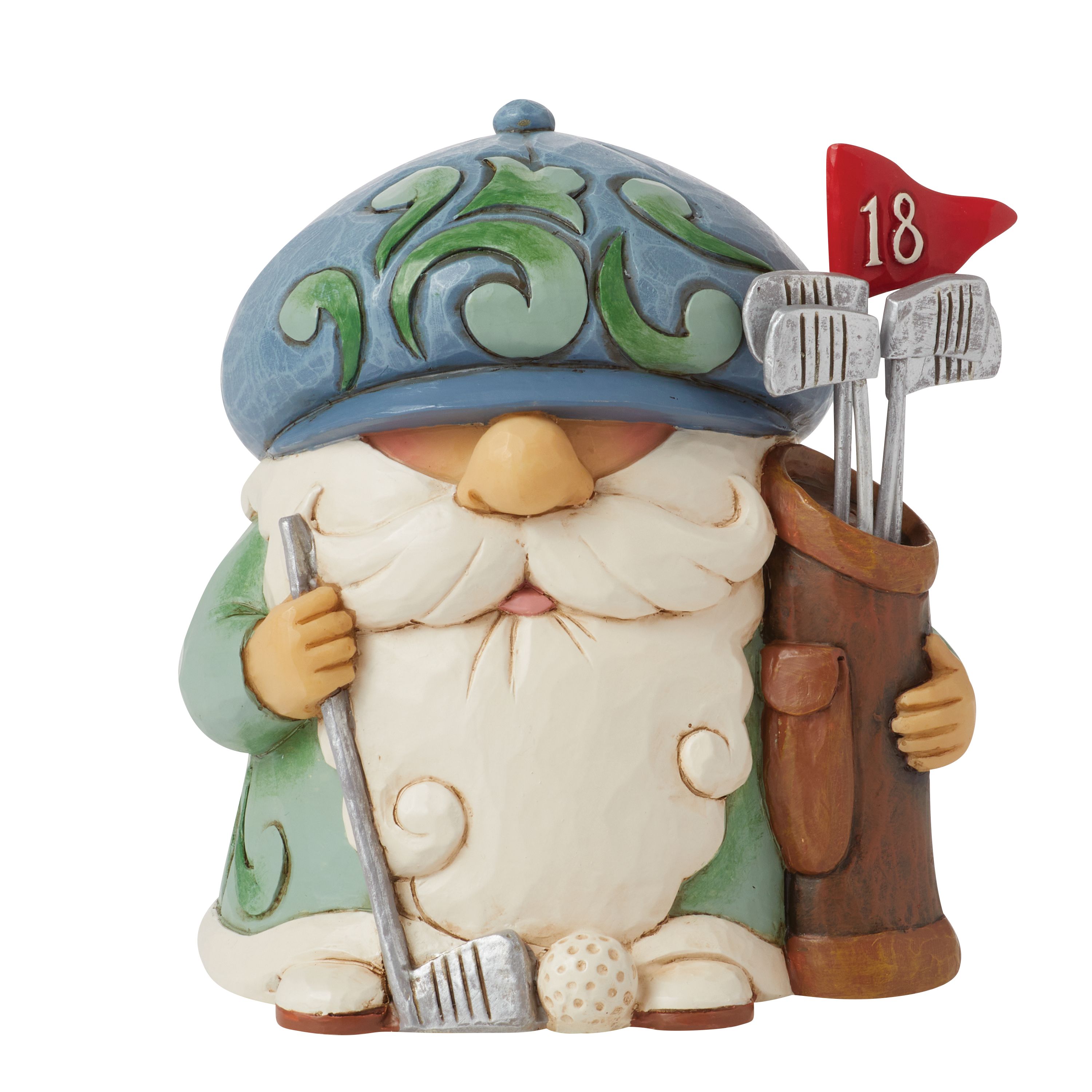 Golfing Garden Gnome Figurine "Hole in One" by Jim Shore Enesco