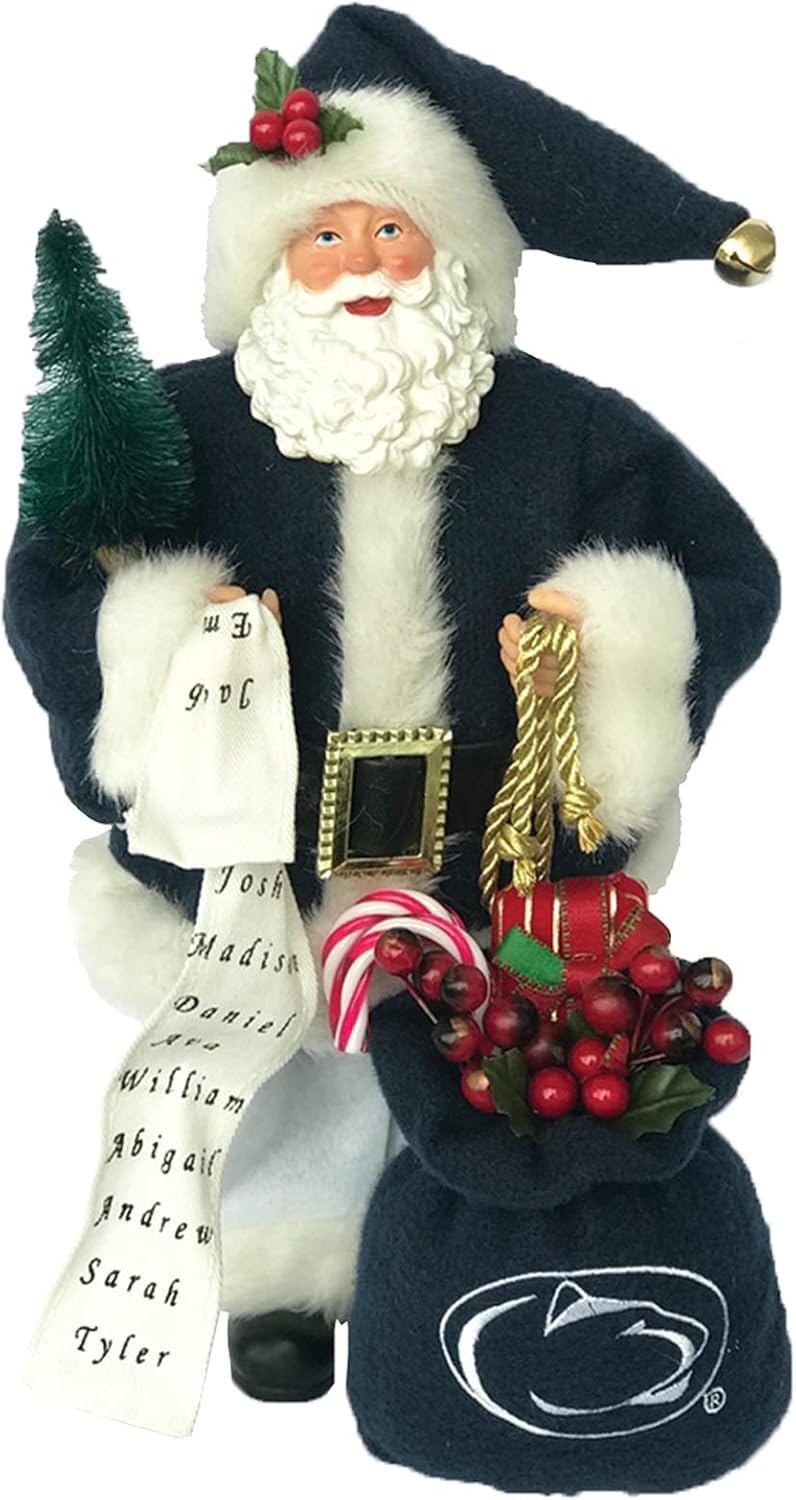 Penn State Santa Claus Figurine 12 Inches 