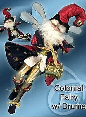 Colonial Fairy with Drums Large by Mark Roberts Collectibles