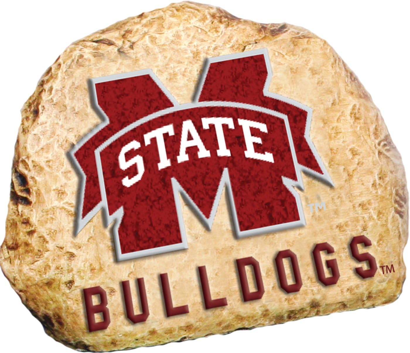 Mississippi State Bulldogs Decorative Stone for Garden or Table Gift