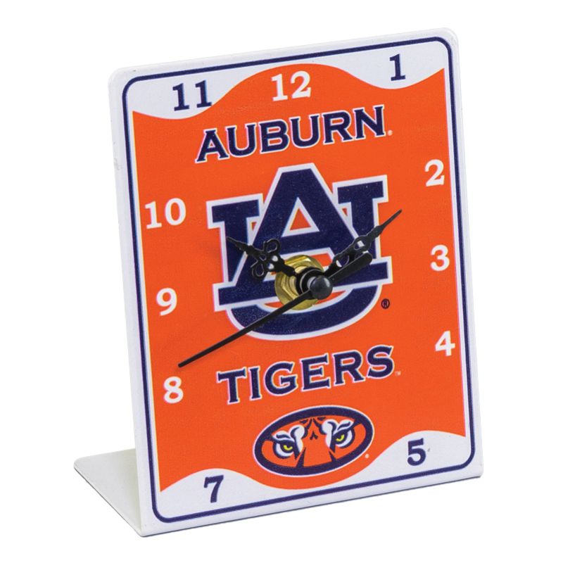 Auburn Tigers Desk Clock