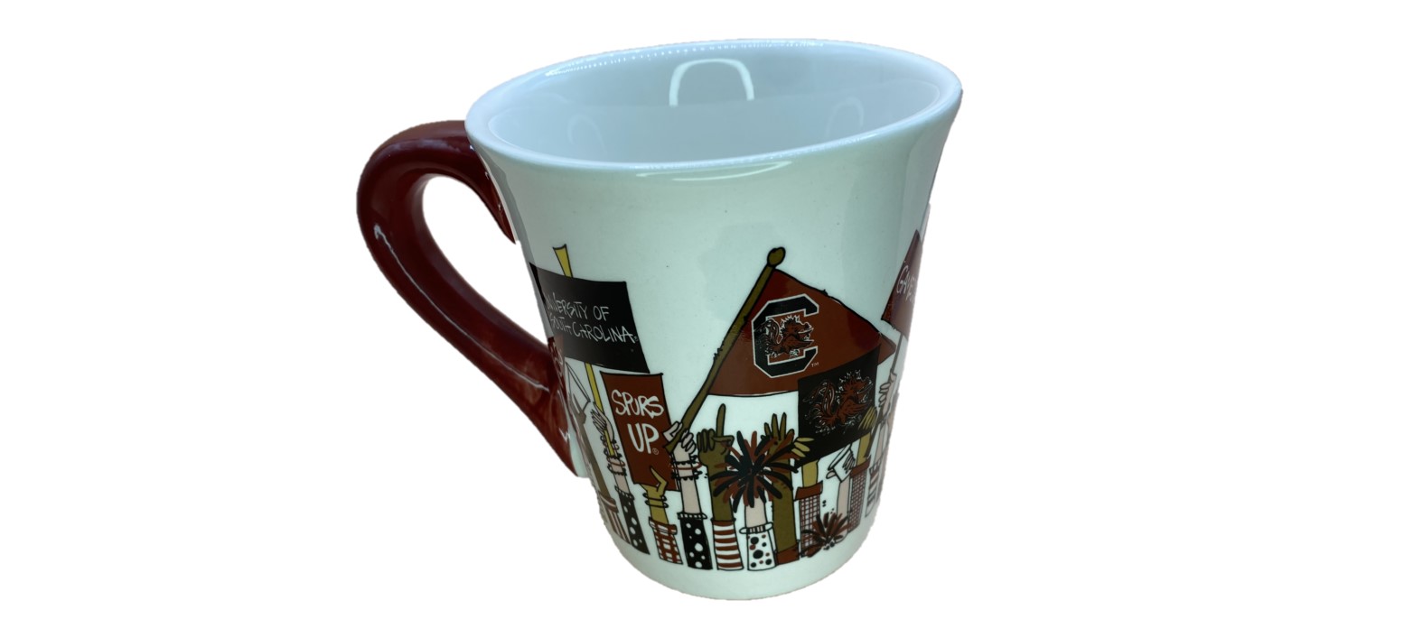 University of South Carolina Spirit Themed Ceramic Coffee Mug