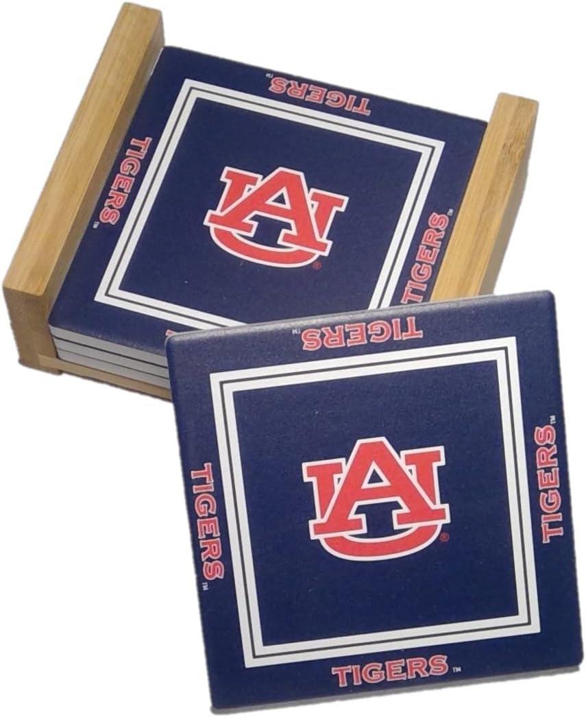 University of Auburn Tigers Coaster Set of 4