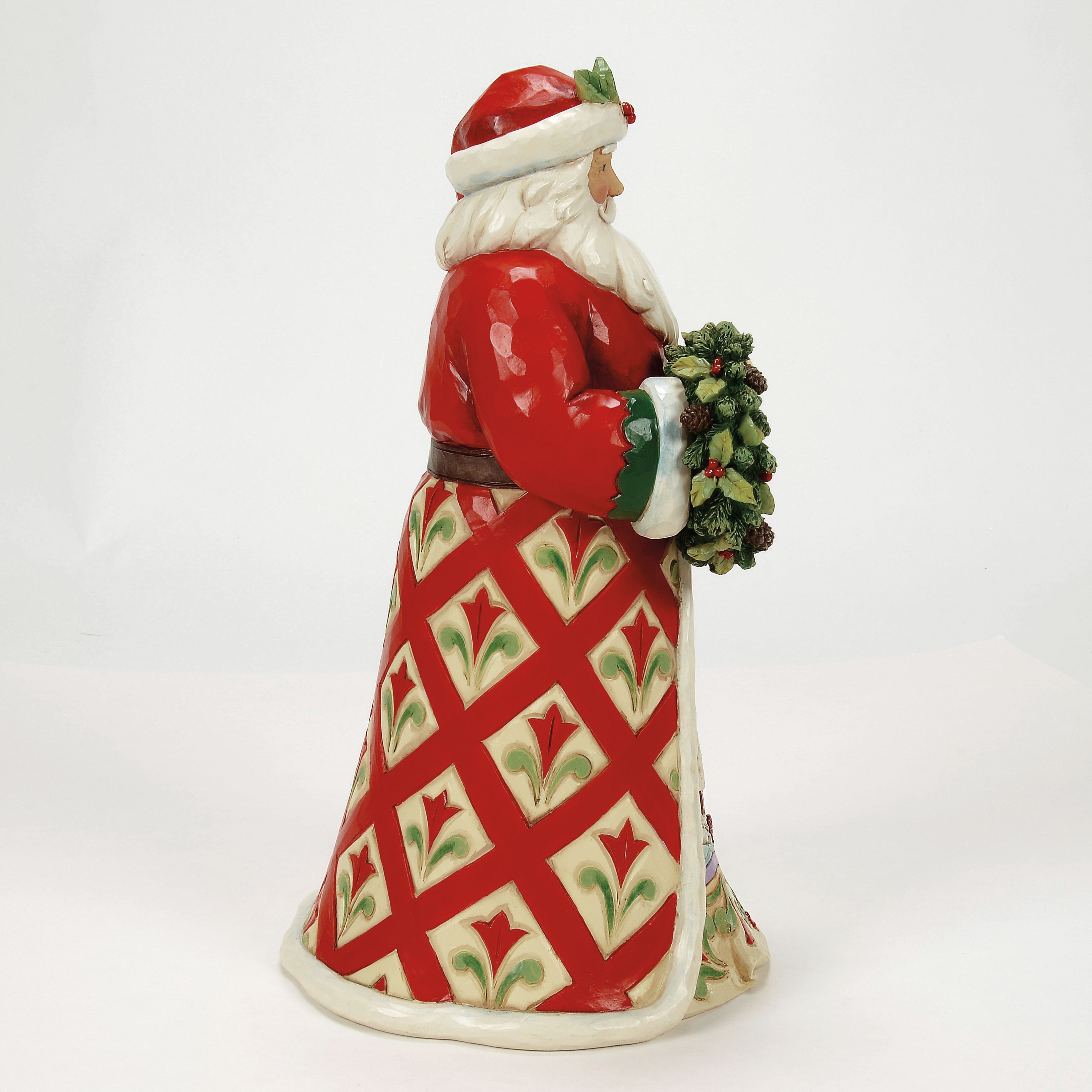 Christmas at the Lodge Santa Claus Holiday Figurine by Jim Shore