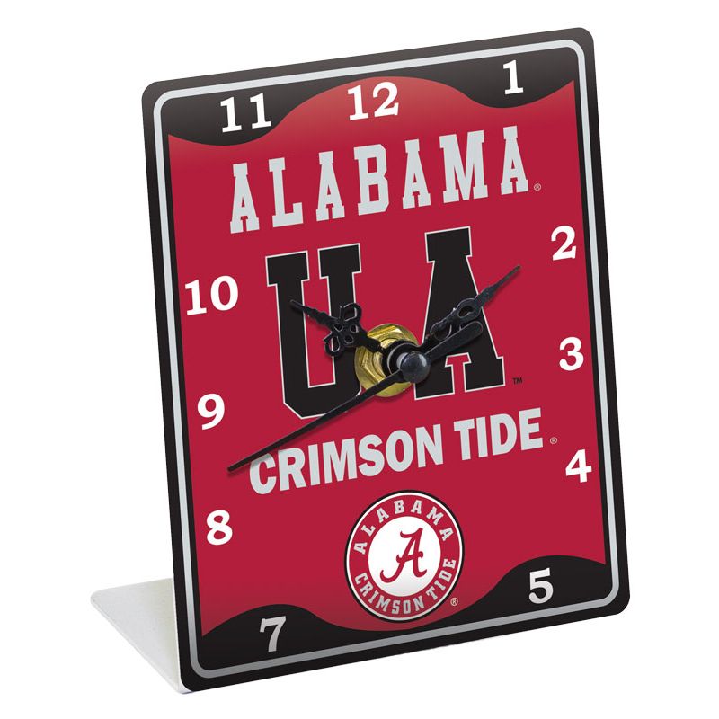 Alabama Crimson Tide Desk Clock