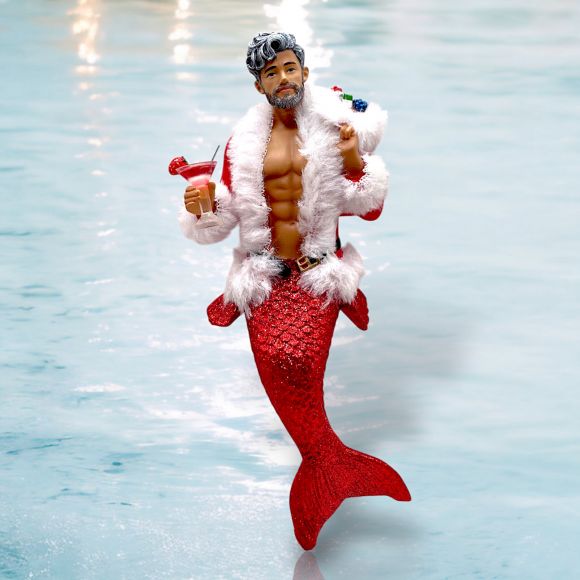 "Hey Santa" Mermen Santa by December Diamonds