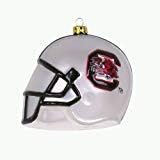 South Carolina Gamecocks Football Glass Helmet Ornament