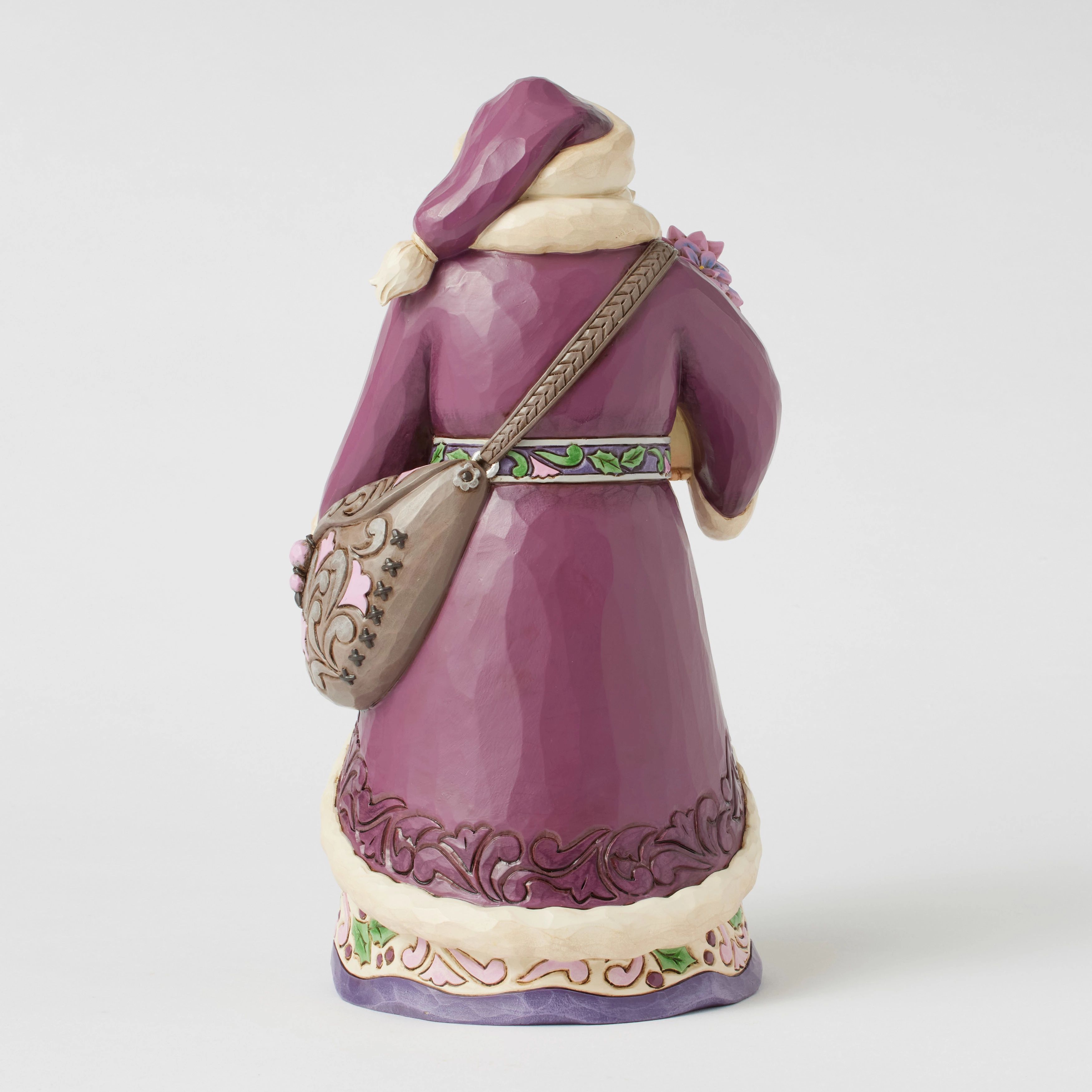 Purple Santa Figurine by Jim Shore 