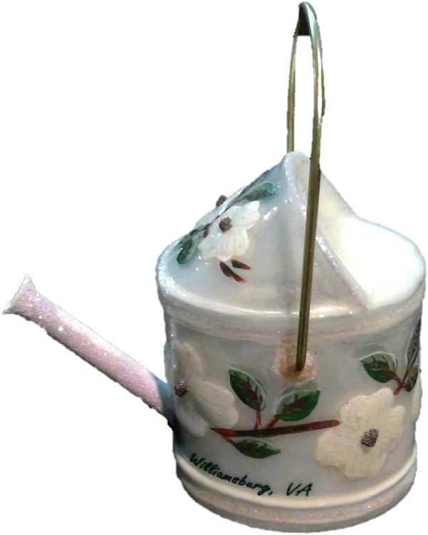 Floral Watering Can Ornament Handcrafted in Poland by Joy to the World Collectibles