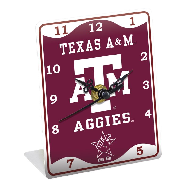 Texas A&M Aggies Desk Clock